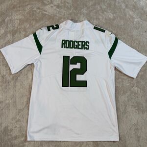 Nike Aaron Rodgers White New York Jets Jersey Size S